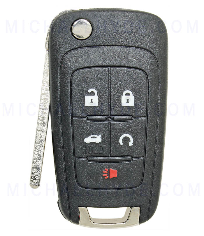 2014-18 Chevy Impala 5-Btn Flip out Remote Key (With Prox) 13586785 - FCC: P4O9MK74946931
