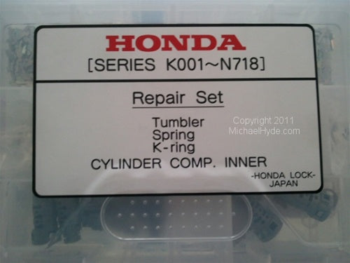 Honda (Acura) Factory OEM Tumbler & Lock Cylinder Service Kit - High Security 4-Track (Factory Original)