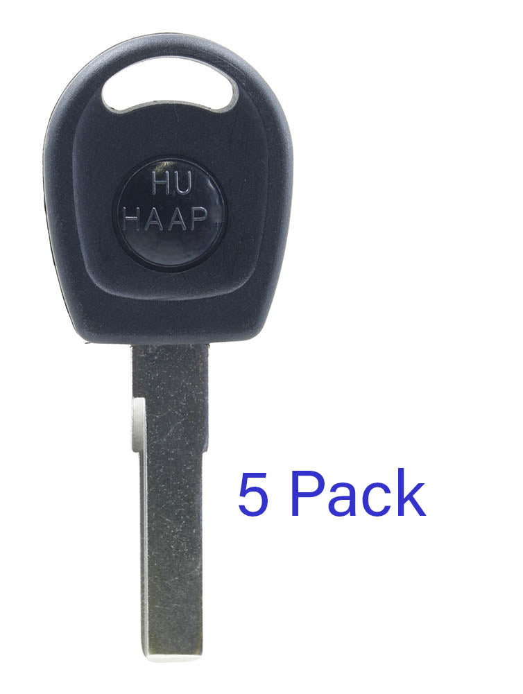 VW HU66P - High Security 2 Track Key - 5 pack