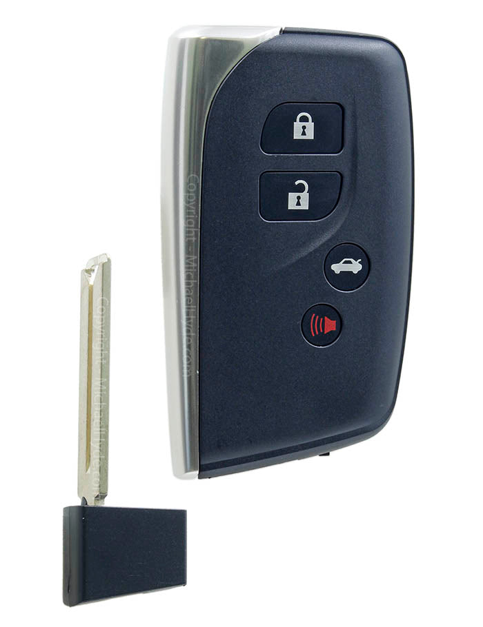 ILCO PRX-LEX-4B6 - Lexus 4 Button Proximity Remote - FCC: HYQ14ACX - AX00013800 - Aftermarket for # 89904-50N10 & 89904-50K80