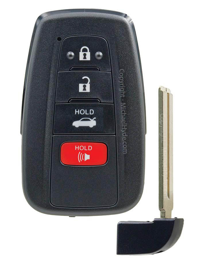 ILCO PRX-TOY-4B3 - Toyota 4 Button Proximity Remote - FCC: HYQ14FBC - AX00013670 - Aftermarket for # 89904-06220