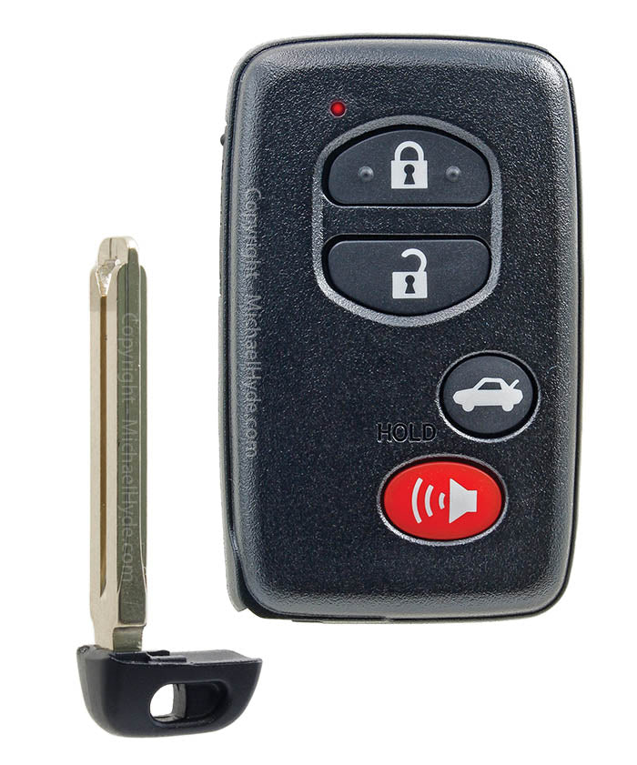 ILCO PRX-TOY-4B5 - Toyota 4 Button Proximity Remote - FCC: HYQ14AAB / HYQ14AEM - AX00013700 - Aftermarket for # 89904-06130, 89904-06131