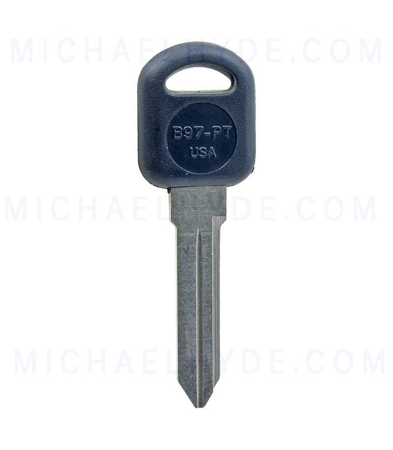 ILCO B97-PT GM Small Bow Transponder Key - Buick - Cadillac - Chevy - Olds - Pontiac - PK3