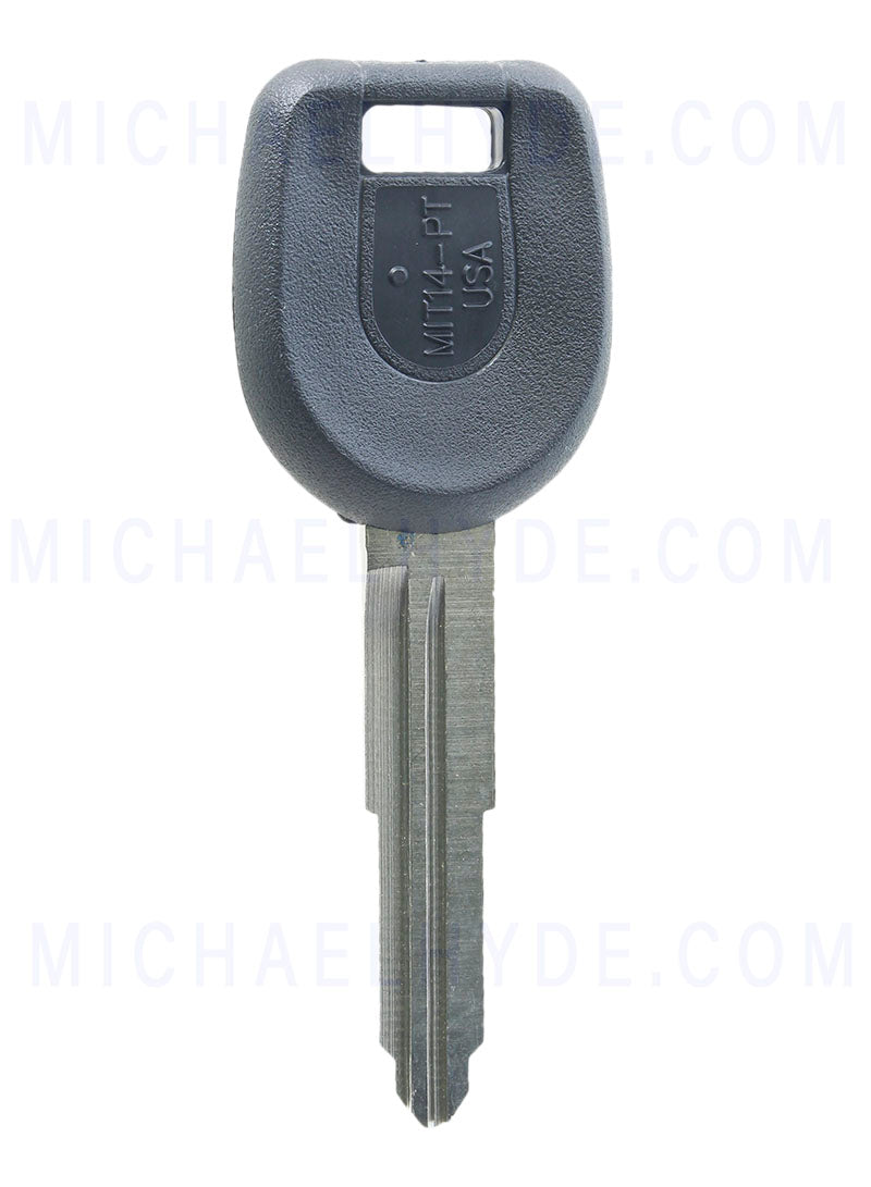 MIT14-PT - ILCO Mitsubishi - MIT3 keyway - 4D61 Chip - Transponder Key - 2003-2007 Lancer EVO - AX00002962
