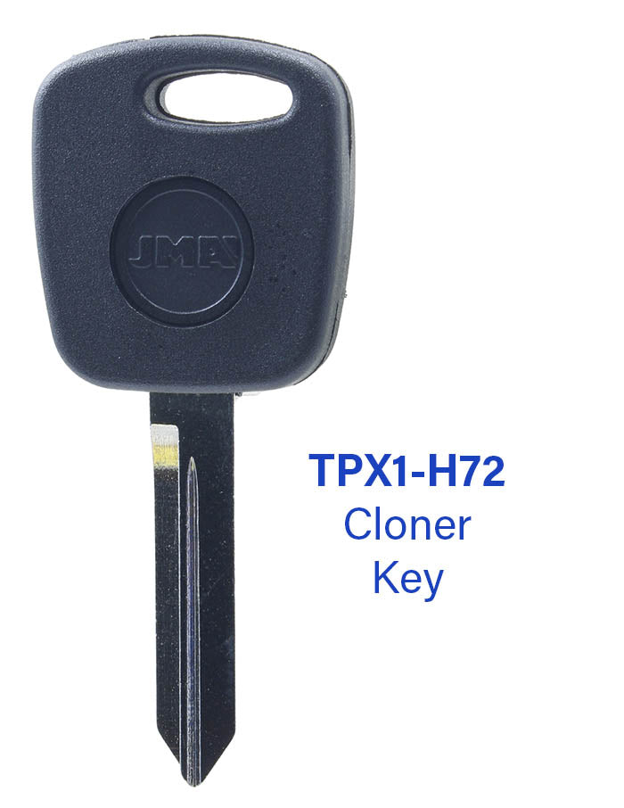 Ford H72PT Key (Cloning Key) Compatible with JMA Cloner Type - TPX1 FO15D