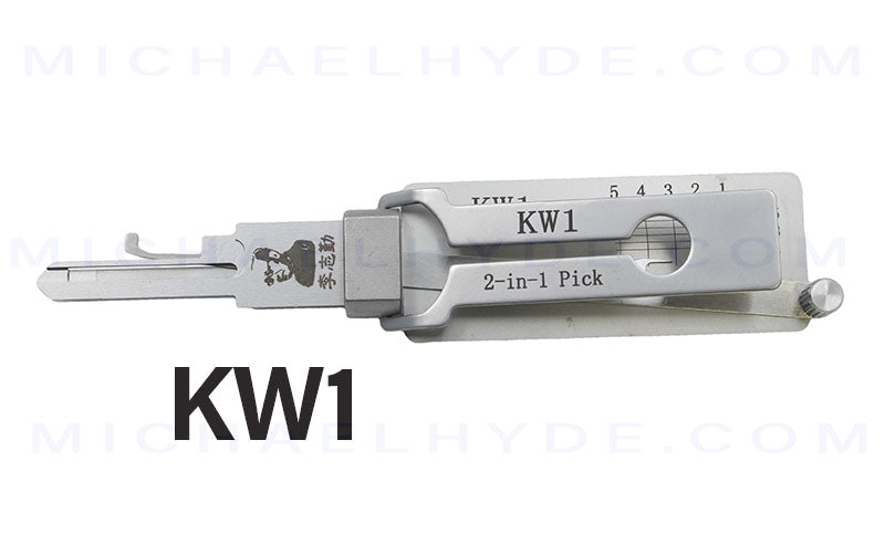 KW1 Kwikset 5 Pin Tumbler | Original Lishi 2-in-1 Pick and Decoder