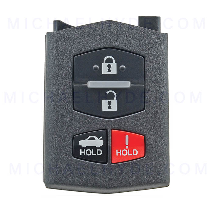 Mazda 4 BTN Remote Section for Flip Out Key, Mazda 3, Mazda 6 & Miata - BBM4-67-5RY