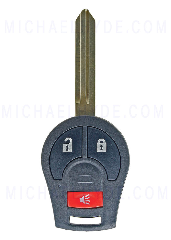 Chevy City Express Van - 3 Button Remote Head Key - FCC: CWTWB1U751 - Complete Chevrolet Key with Remote - 19316465, 19317608, 19317831