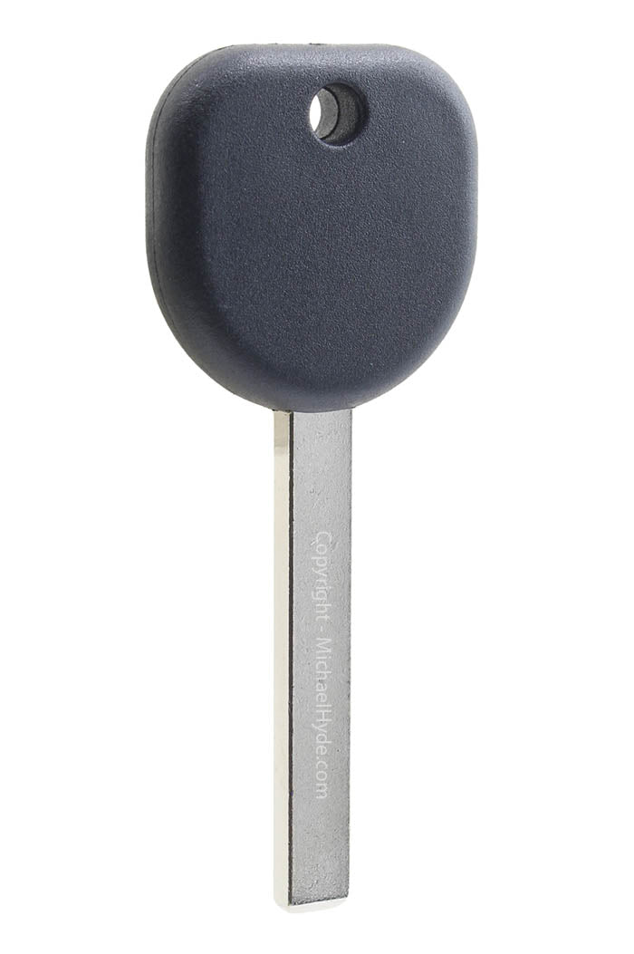B119-PT  2-Track 8 or 10-cut Transponder Key for Camaro, Equinox, Silverado, Sierra and others