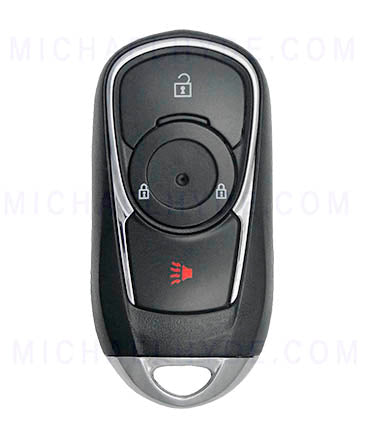 PRX-BUICK-3B2 - Buick 3 Button Proximity Remote Fob - FCC: HYQ4EA - 433 Mhz - AX00013290 - ILCO Look-Alike-Remotes - Includes Emerg Key - OE Part: 13506667