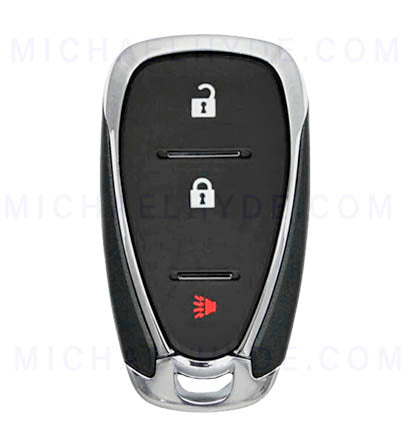 PRX-CHEVY-3B1 - Chevy 3 Button Proximity Remote Fob - FCC: HYQ4AA - 315 Mhz - AX00013360 - ILCO Look-Alike-Remotes - Includes Emerg Key - OE Part: 13529665, 13585723, 13508766