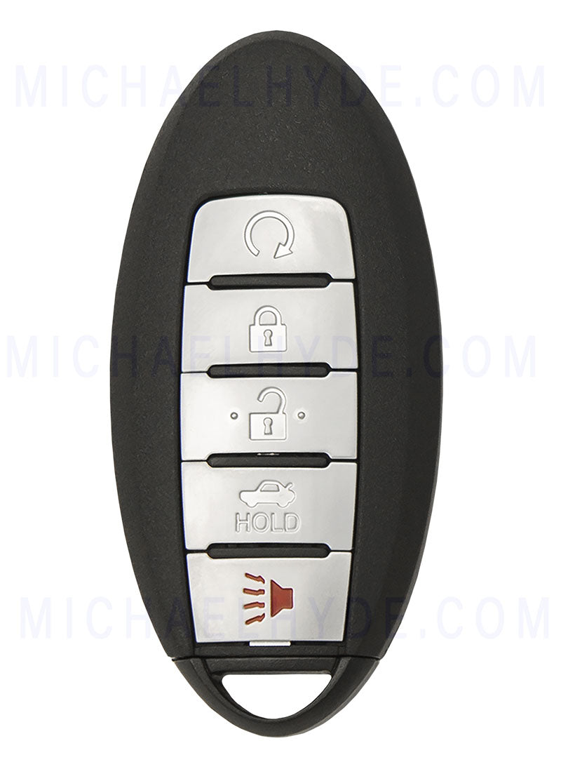 ILCO PRX-NIS-5B10 - Nissan 5 Button Prox - FCC: KR5TXN7 - Emergency Key Included - Aftermarket for Nissan - OE# 285E3-9DJ3A, 285E3-9DJ3B - AX00015050 - 036448257249