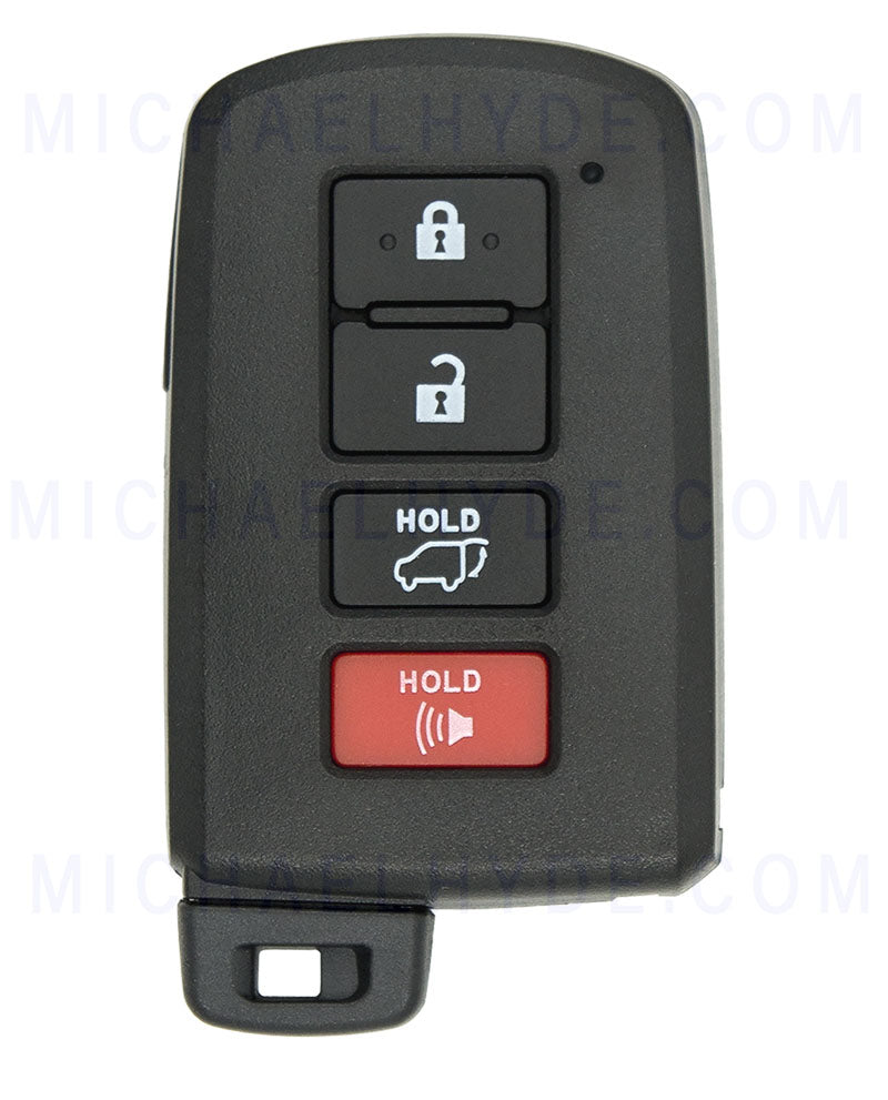 ILCO PRX-TOY-4B11 - Toyota 4 Button Prox - FCC: HYQ14FBA - Emergency Key Included - Aftermarket for Toyota - OE# 89904-0E120, 89904-0E121 - AX00014590 - 036448256785