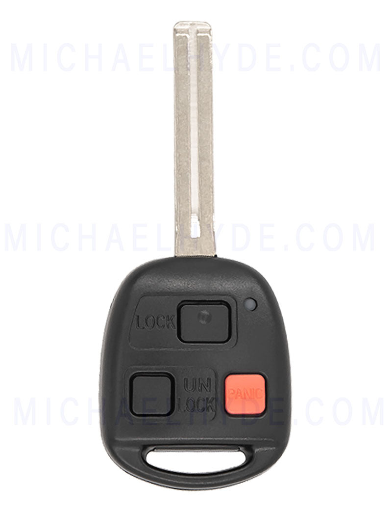 ILCO RHK-LEXUS-3B7 - Lexus 3 Button Remote Head Key - FCC: HYQ1512V - Aftermarket for Lexus - OE# 89070-60080 - AX00014740 - 036448256938