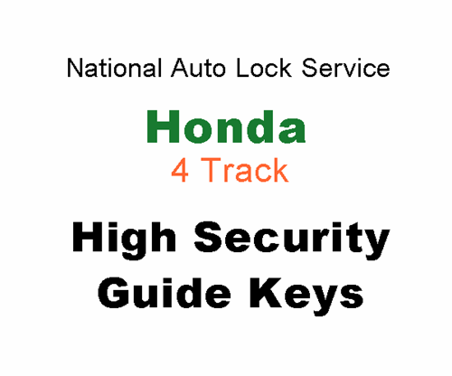 HONDA 4-TRACK Guide Keys
