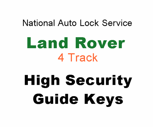 Land Rover 4-Track Space & Depth Guide Keys