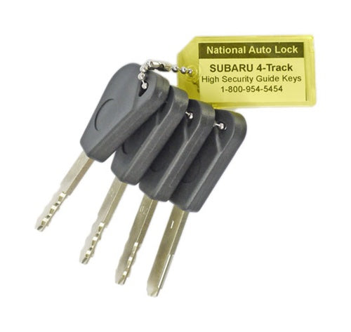Subaru 4-Track High Security Guide Keys