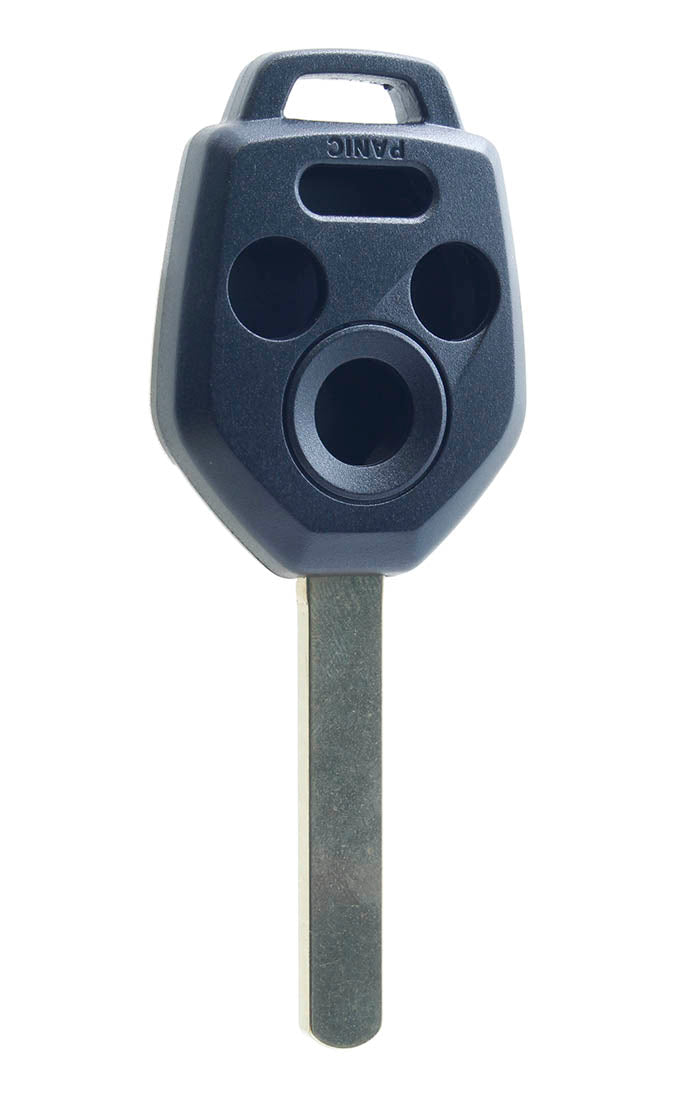 Replacement Shell Key for Subaru Remote Head Keys - Type 1 - Rounded Head with High Security 4-Track Blade
