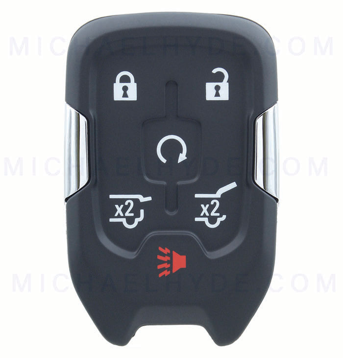 Proximity Fob - 6 Button - 2015+ GMC SUV Full Size - GM# 13580804, 13508280 - FCC: HYQ1AA