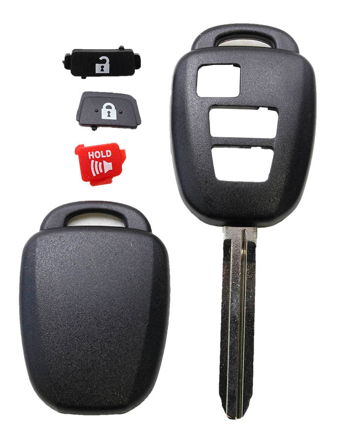 Camry & Prius Toyota 3 Button Remote Head Shell Key - Generic