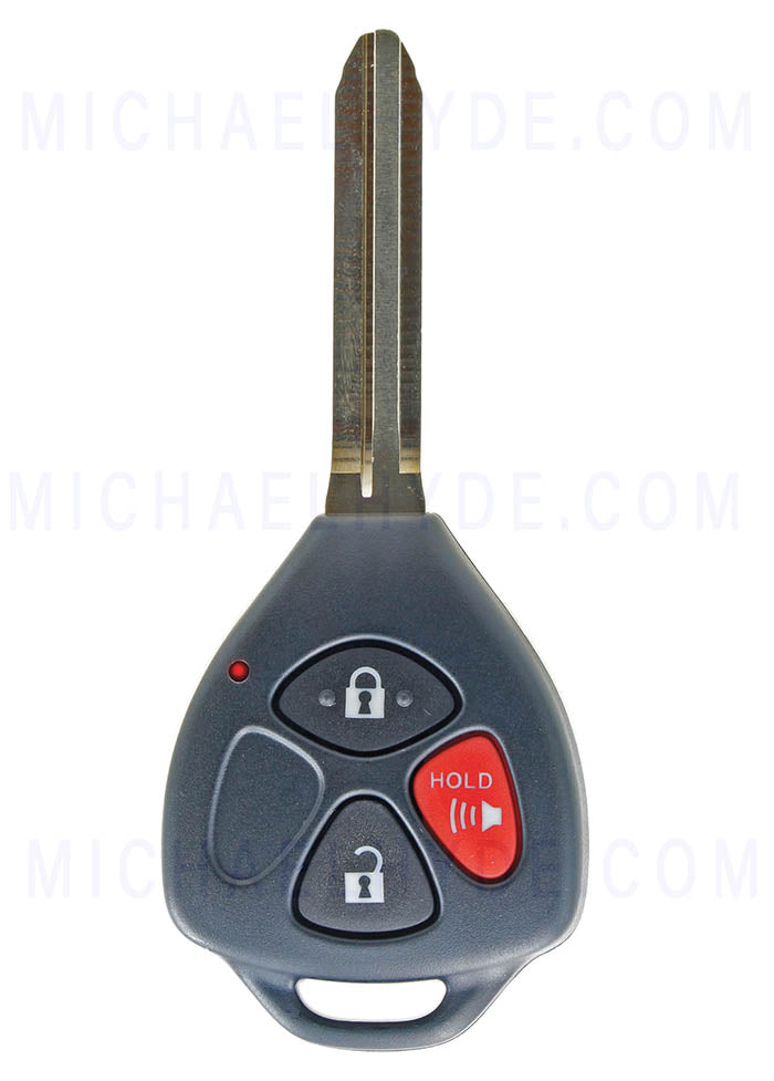 YARIS 2007-11 - Factory Remote Key - From 02-2007 Onwards (Factory Original) 89070-52850 - FCC: M0ZB41TG - 4D67 Chip