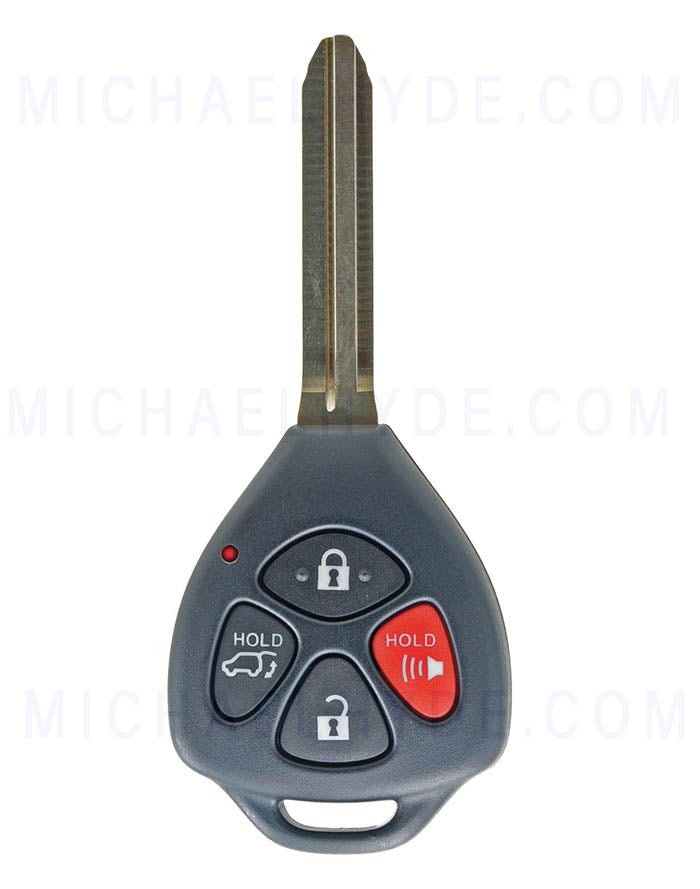 Venza 2009 Remote Head Key +with Pwr Liftgate (4D67 - 4 Btn) (Factory Original) 89070-0T040 - FCC: GQ4-29T