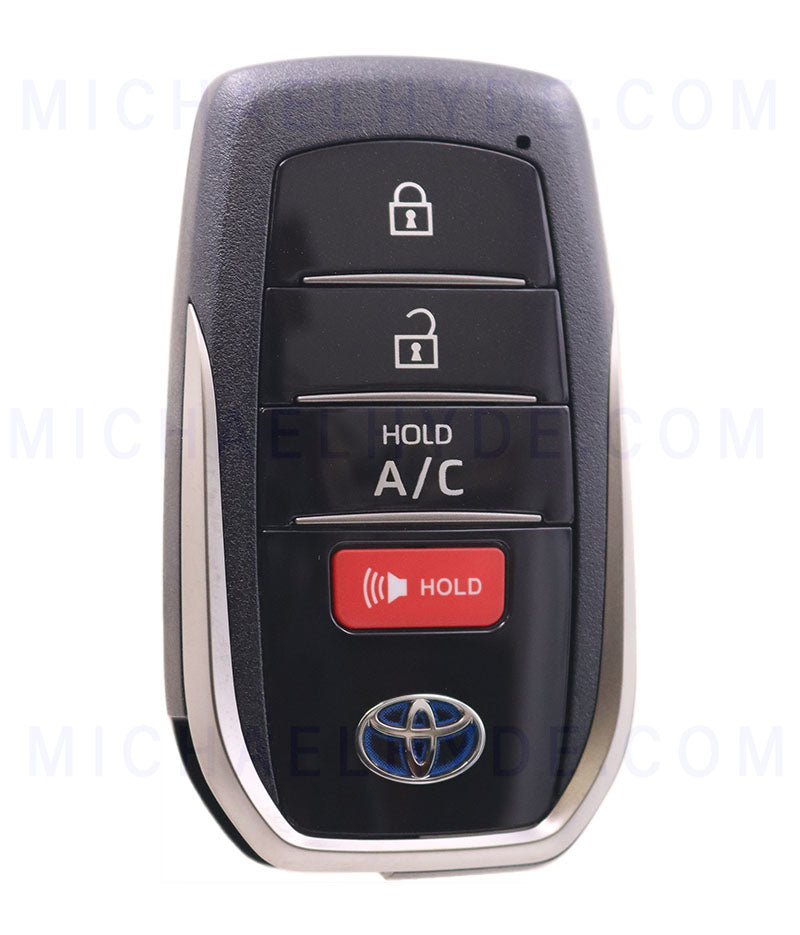 2021-2022 Toyota RAV4 Prime 4 Button Proximity Remote Fob (No Pwr Rear Door) 8990H-42370 - FCC: HYQ14FBX - Toyota Factory Original