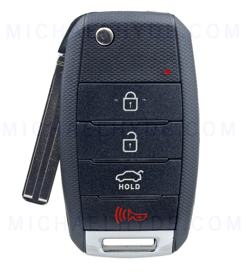 ILCO FLIP-KIA-4B3 - Kia 4 Button Flip Remote Key - FCC: NYODD4TX1306-TFL - AX00012960 - Aftermarket for OE# 95430-2T560 - 4 Track - 4D60