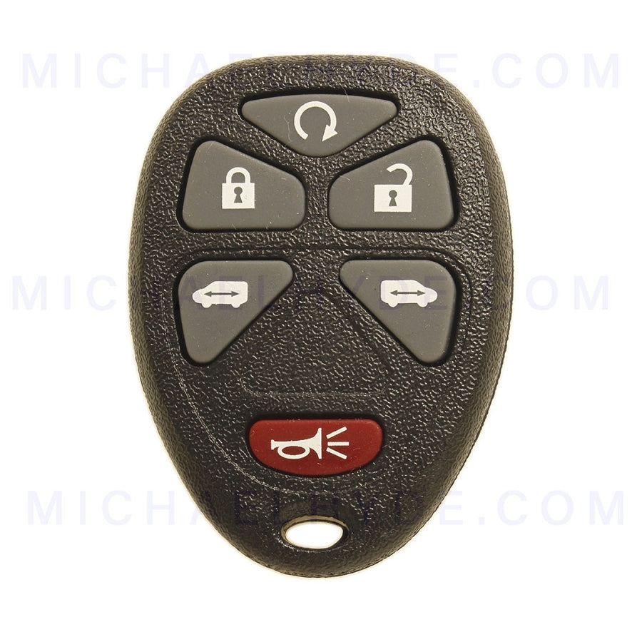 GM 6 Button Remote Case (M) Replacement Shell