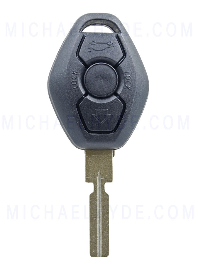 ILCO RHK-BMW-3B2 -  BMW 3 Button Remote Head Key EWS - 4 Track -  FCC: LX8FZV -  AX00012380
