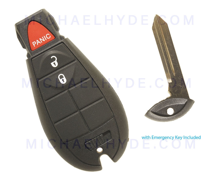 Fobik 3 Button - FCC: IYZ-C01C - Chrysler, Dodge, Jeep - National Brand - Includes Emerg Key - also replaces M3N5W783X