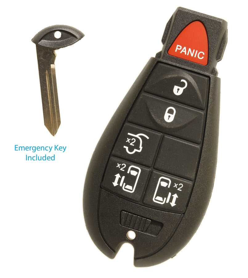 Fobik 6 Button - FCC: IYZ-C01C - Chrysler, Dodge, Jeep - National Brand - Includes Emerg Key - also replaces M3N5W783X