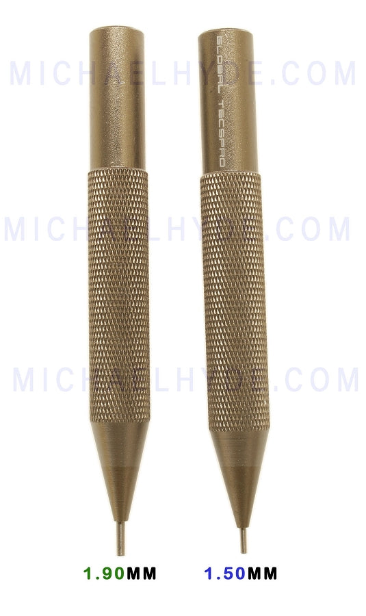 Pin Punch Removal Tools - 1.5mm and 1.9mm tools with Replaceable Inserts that extend out from the tool housing.