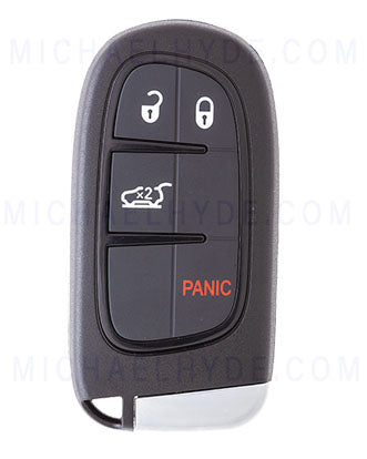 ILCO PRX-JEEP-4B2 - 4 Button Jeep Proximity Remote Fob - FCC: GQ4-54T - AX00012130 - Includes Emerg Key