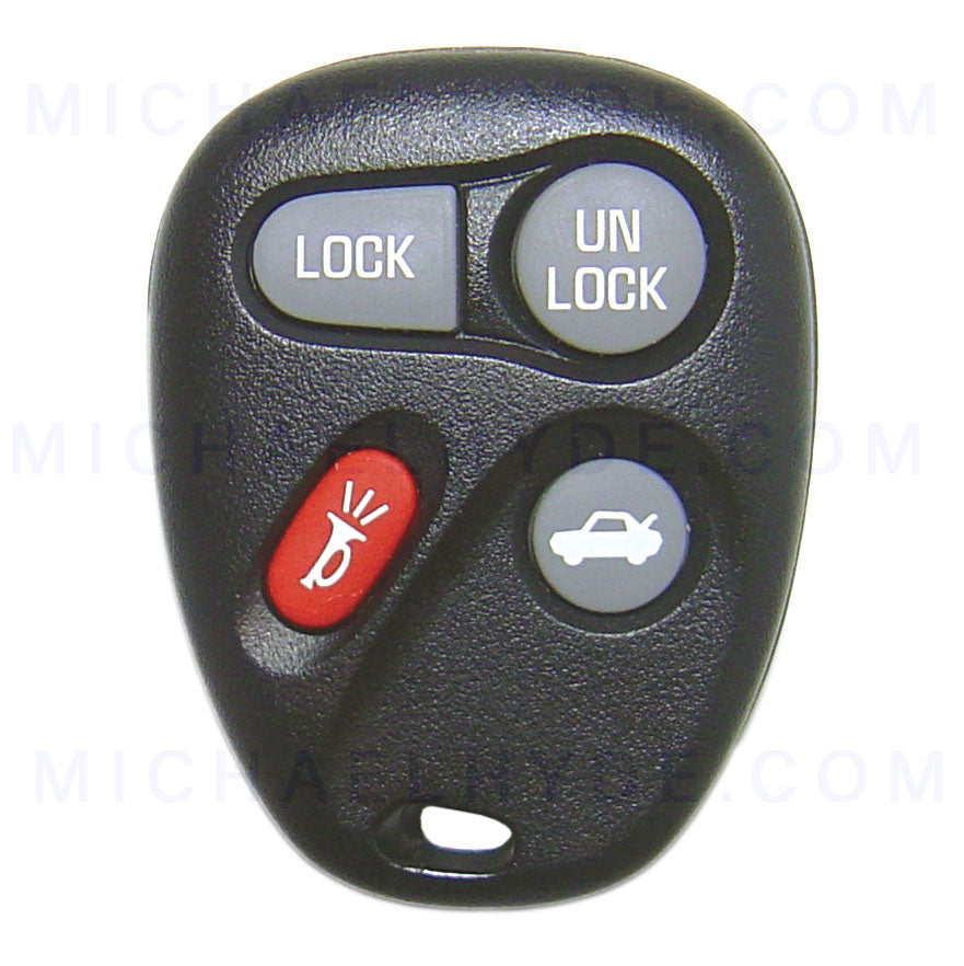 ILCO RKE-GM-4B12 - GM 4 Button Fob Remote - FCC: KOBLEAR1XT - AX00012620 - Aftermarket for 25695954, 25695955, 25695966, 25695967, 15184352, 15184353, 15752330, 15043458, 10443537