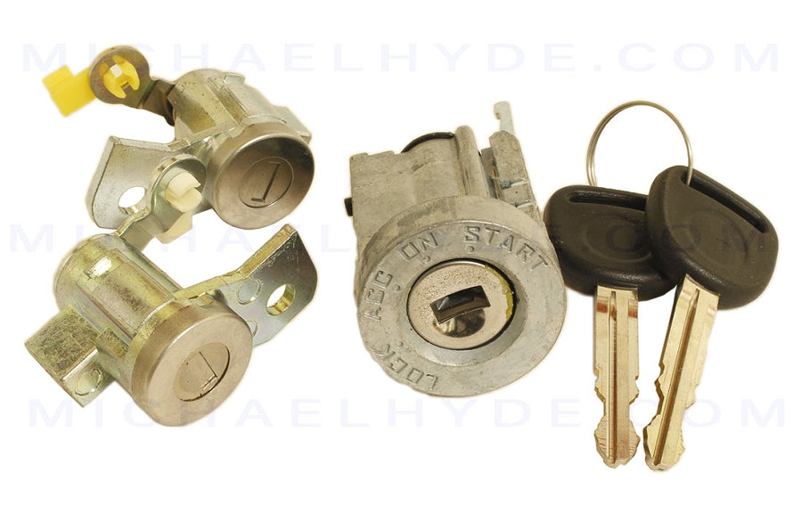2004-12 Chevy Colorado & GMC Canyon Lock Set - After-market - Ignition & Door Locks with keys - S-24-003