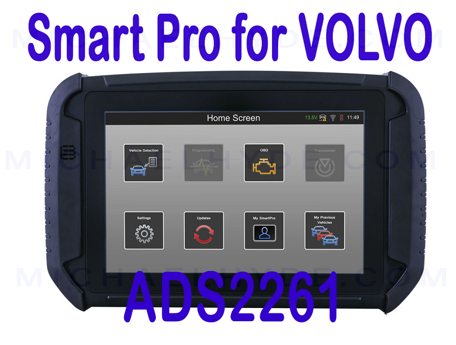 Smart Pro ADS2261 Software for Volvo Key Programming - Advanced Diagnostics