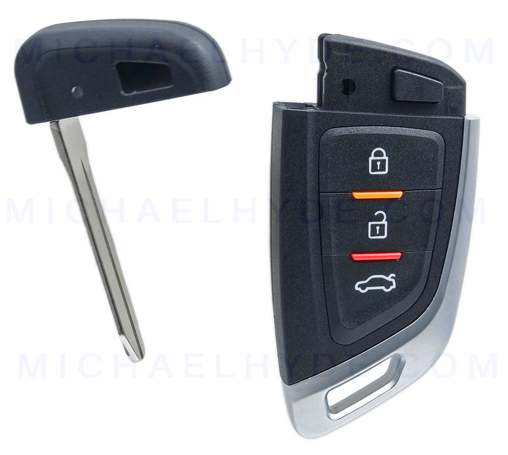 VVDI 3-Button Universal Smart Key (Prox) for VVDI Key Tool (XHorse) Part# XSKF01EN - Wireless